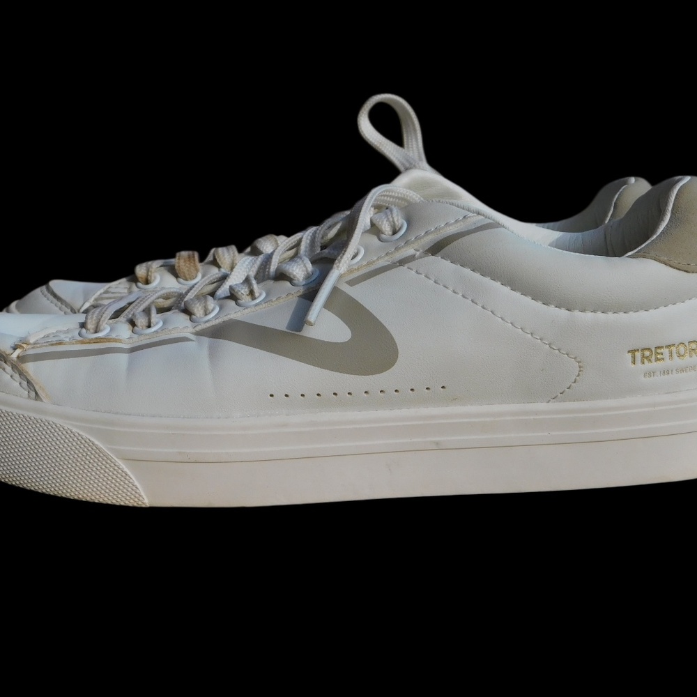 Tretorn White and Tan Sneakers - Picture 3 of 6